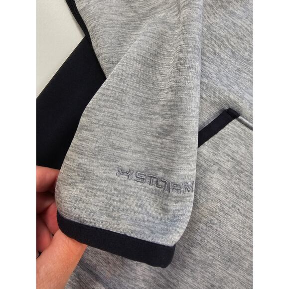 Under armour storm size medium M Womens hoodie with thumbholes active grey ^ - Picture 4 of 8
